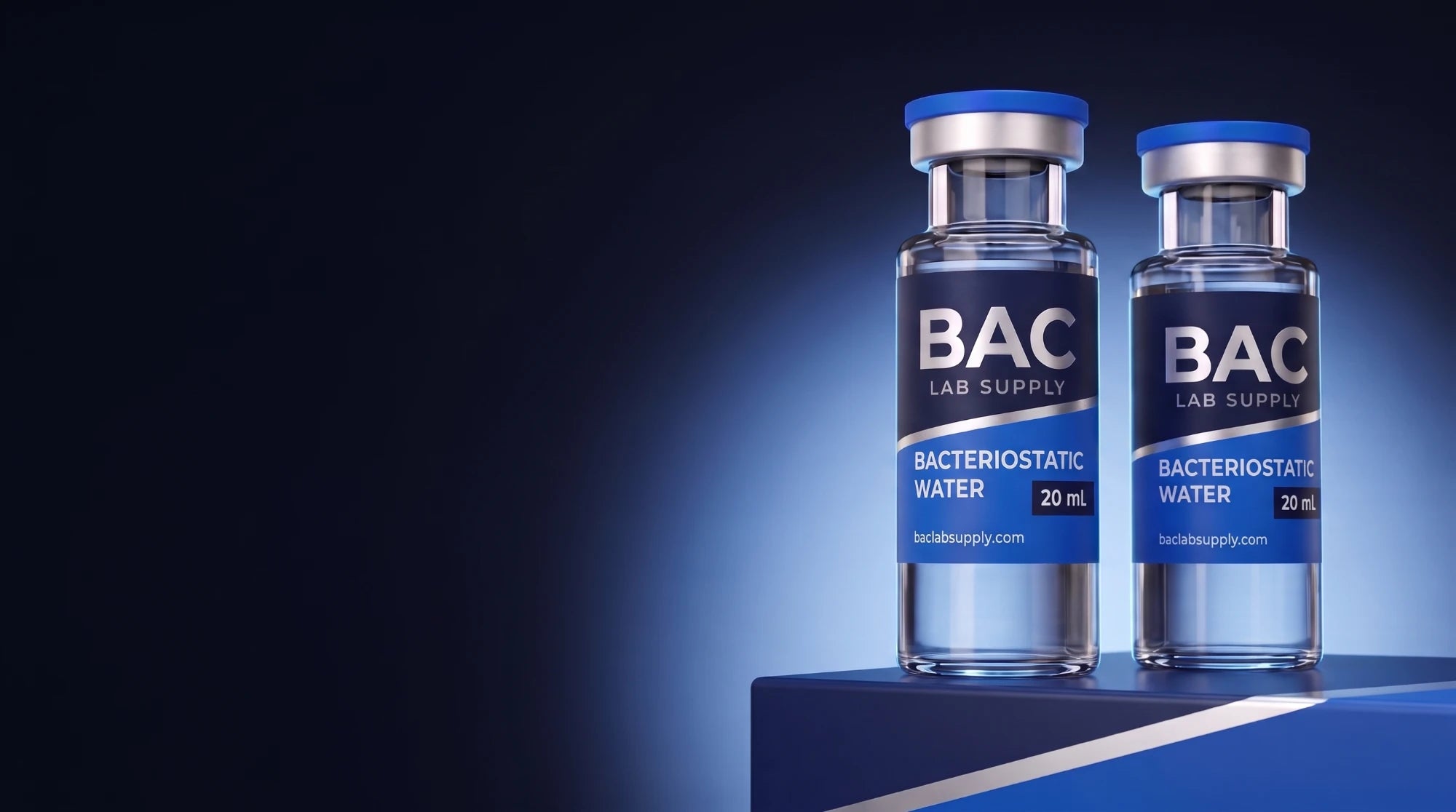 BAC Lab Supply blue-cap vials